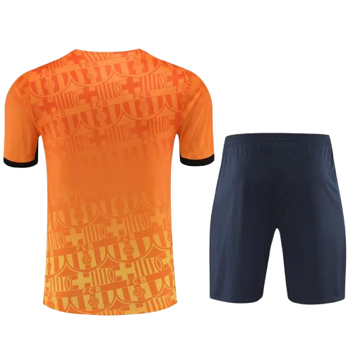 24-25 Barcelona Orange Training Short Suit