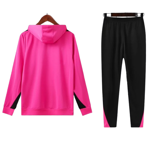 24-25 Chelsea Pink Hoodie Tracksuit