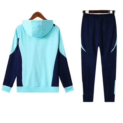 24-25 Arsenal Light Green Hoodie Tracksuit