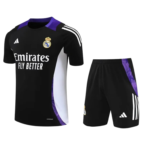 24-25 Real Madrid Black Training Short Suit