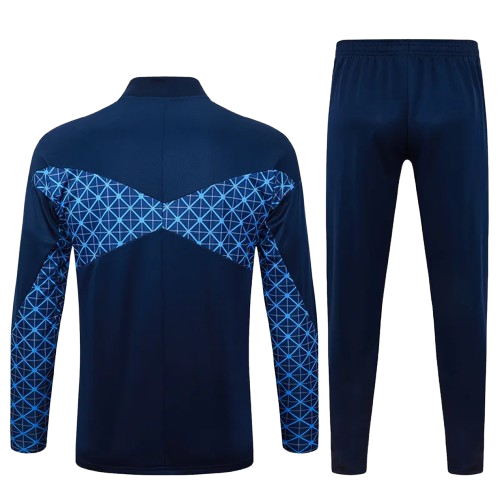 25-26 PSG Royal Blue Half Pull Tracksuit
