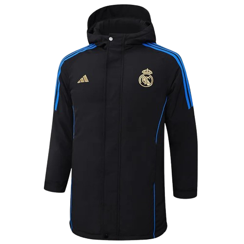 24-25 Real Madrid Black Cotton Coat