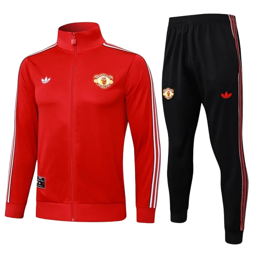 25-26 Man Utd Red Jacket Tracksuit