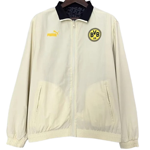 2024 Dortmund Black & Khaki Double Sided Windbreaker