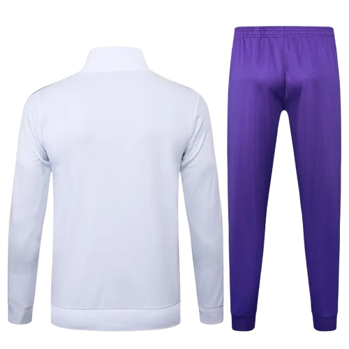 25-26 Real Madrid White Jacket Tracksuit