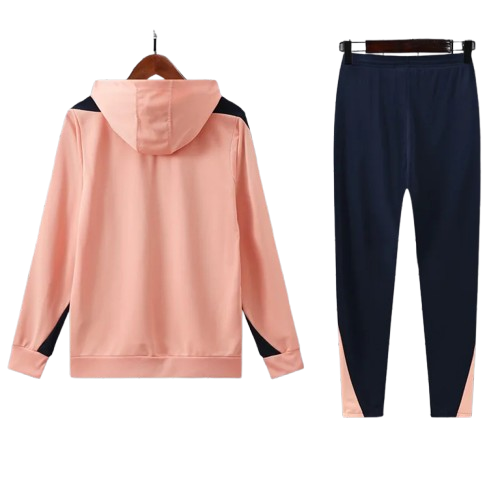 25-26 Chelsea Pink Hoodie Tracksuit