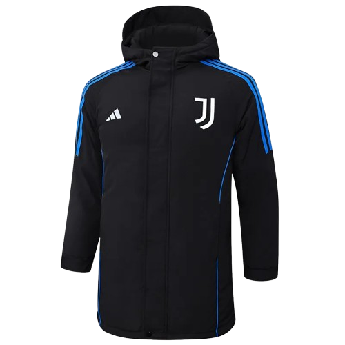 24-25 Juventus Black Cotton Coat