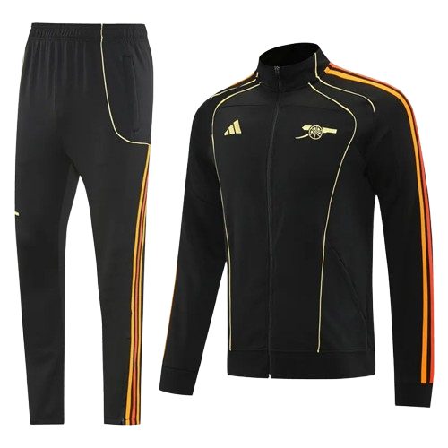 25-26 Arsenal Black Jacket Tracksuit