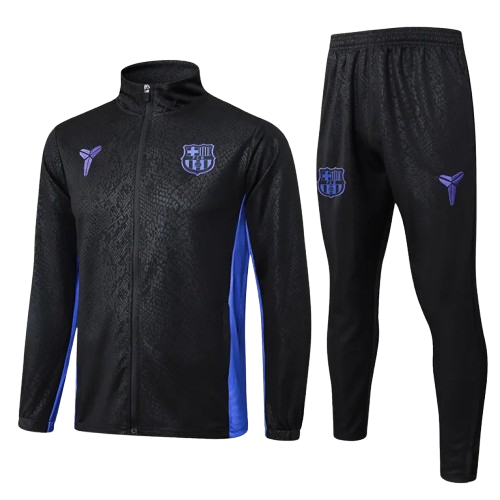 25-26 Barcelona Black Jacket Tracksuit