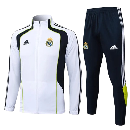 25-26 Real Madrid White Jacket Tracksuit