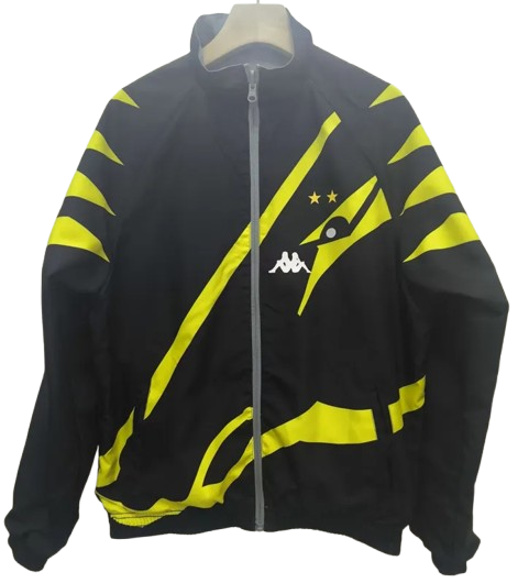 1996-1997 Dortmund Black & Grey Retro Double Sided Windbreaker