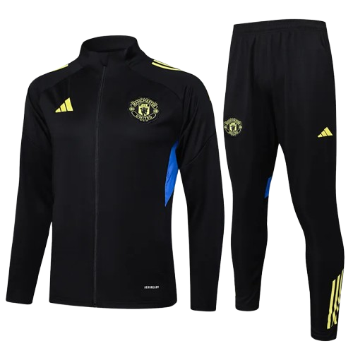 25-26 Man Utd Black Jacket Tracksuit