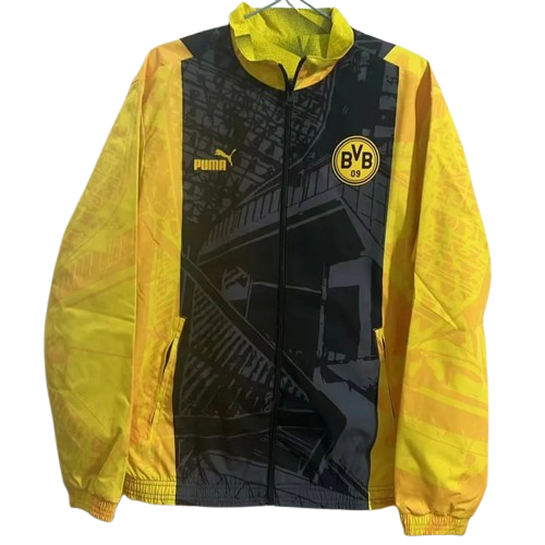 23-24 Dortmund Black & Yellow Double Sided Windbreaker