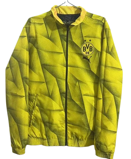 23-24 Dortmund Black & Yellow Double Sided Windbreaker