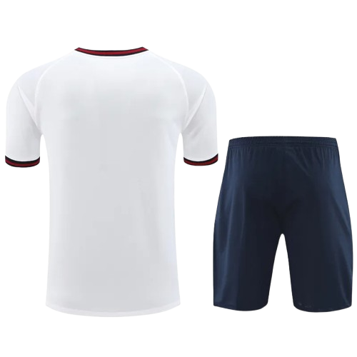 24-25 Barcelona White Training Short Suit