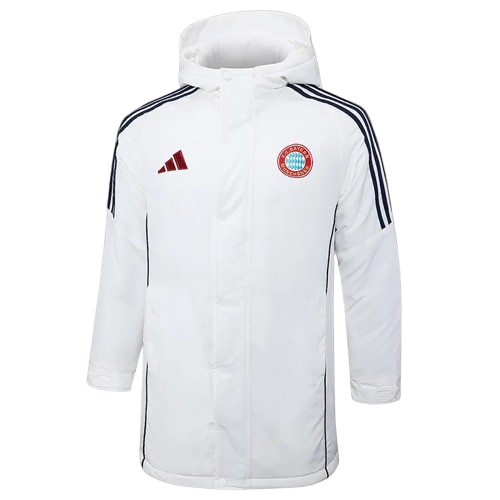 24-25 Bayern White Cotton Coat