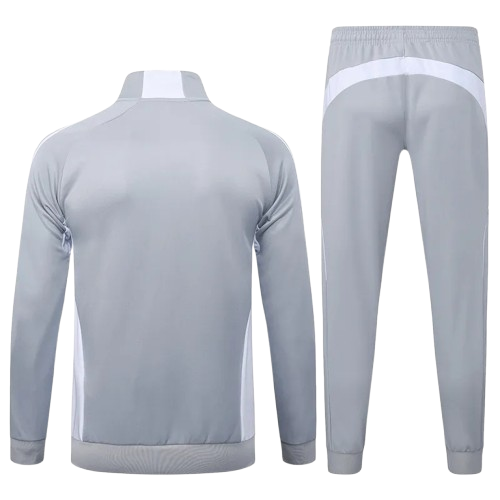 25-26 Real Madrid Gray Jacket Tracksuit