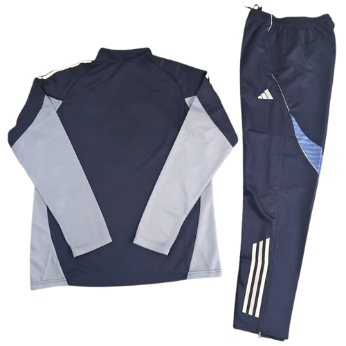 25-26 Schalke 04 Black Half Pull Tracksuit