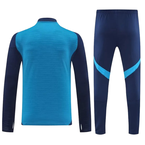 25-26 Arsenal Lake Blue Half Pull Tracksuit