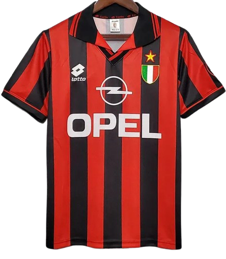 1996-1997 Milan Home Retro