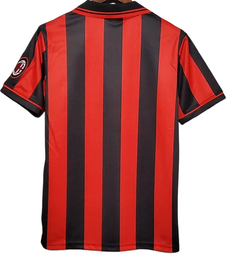 1996-1997 Milan Home Retro