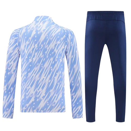 25-26 Man City White Half Pull Tracksuit