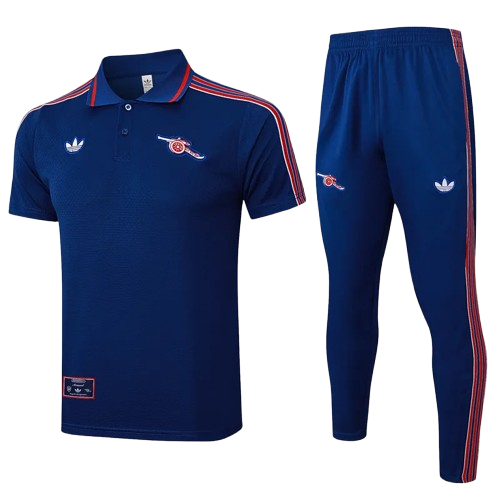 25-26 Arsenal Royal Blue Polo Tracksuit