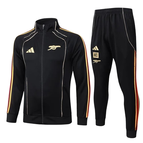 25-26 Arsenal Black Jacket Tracksuit