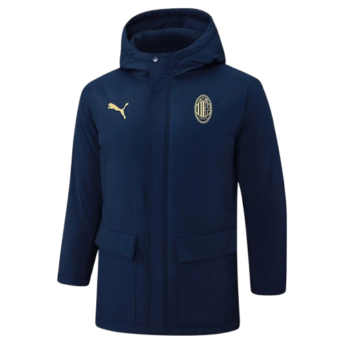 24-25 AC Milan Royal Blue Cotton Coat