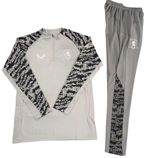 25-26 Middlesbrough Gray Half Pull Tracksuit