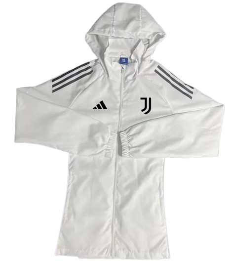 25-26 Juventus White Windbreaker