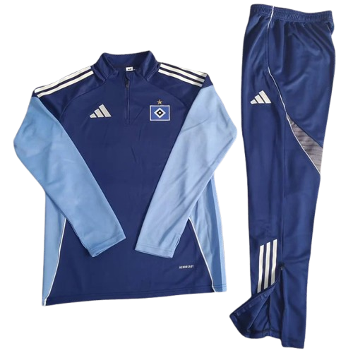 25-26 Hamburg SV Royal Blue Half Pull Tracksuit