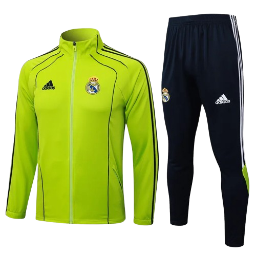 25-26 Real Madrid Green Jacket Tracksuit