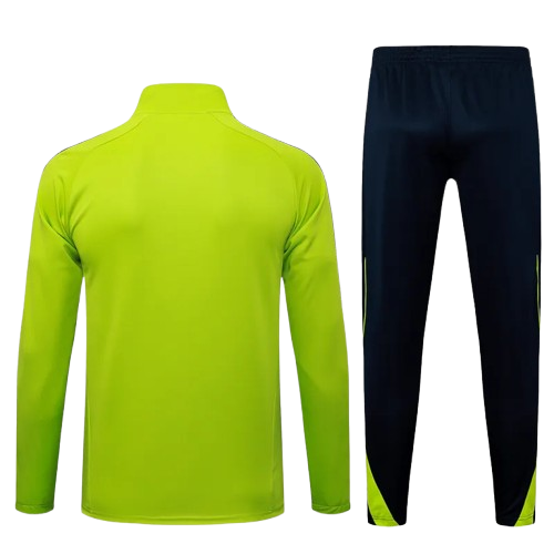 25-26 Real Madrid Green Jacket Tracksuit