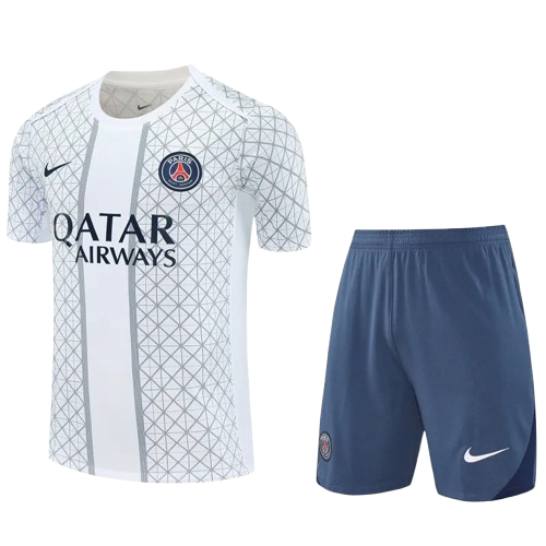 25-26 PSG White Training Short Suit