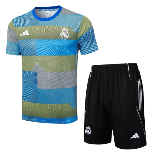 25–26 Real Madrid Blue Training Short Suit