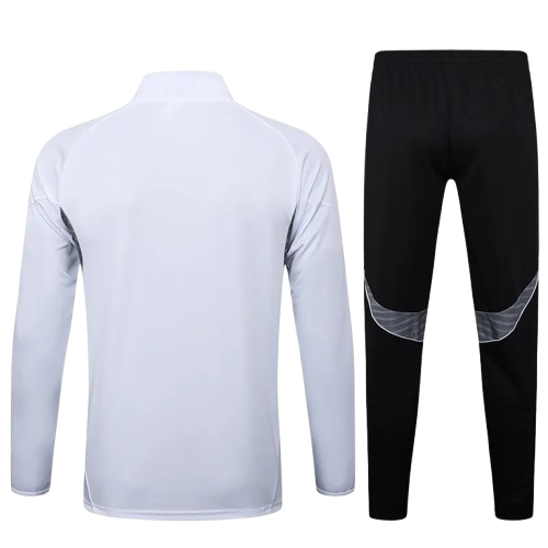 25-26 Real Madrid White Jacket Tracksuit