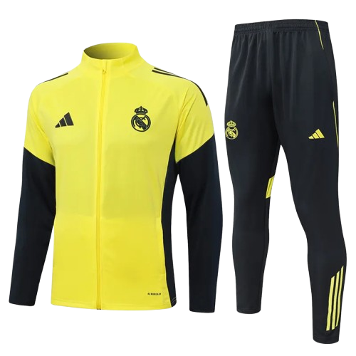 25-26 Real Madrid Yellow Jacket Tracksuit