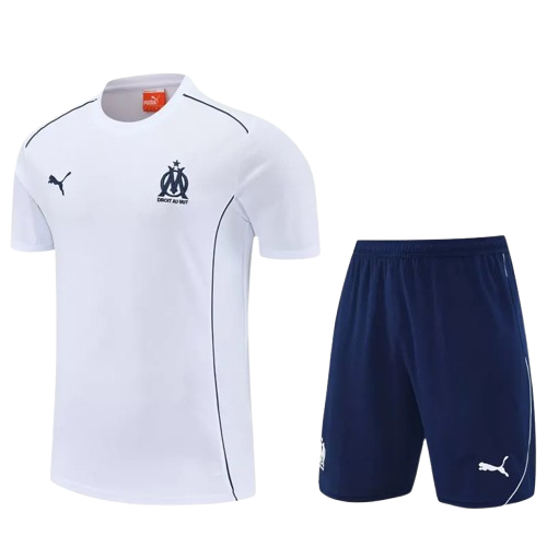 25-26 Marseille White Training Short Suit