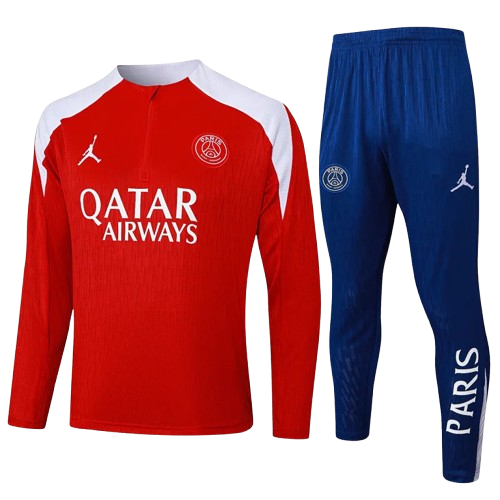 25-26 PSG Red Half Pull Tracksuit