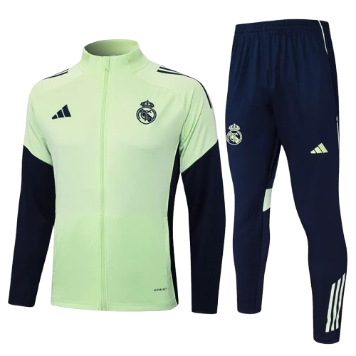 25-26 Real Madrid Light Green Jacket Tracksuit