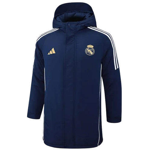 24-25 Real Madrid Royal Blue Cotton Coat