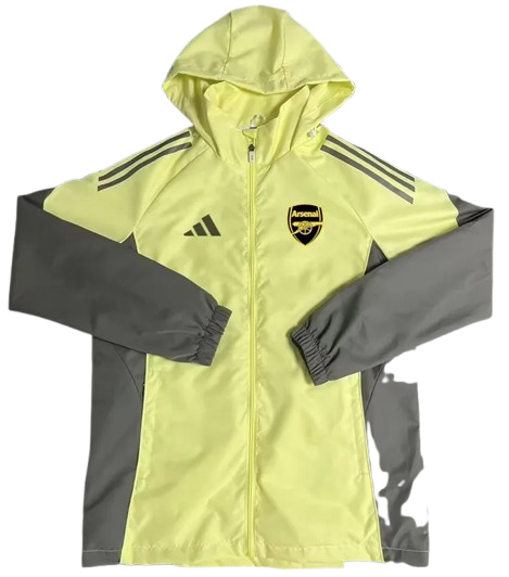 25-26 Arsenal Yellow Windbreaker