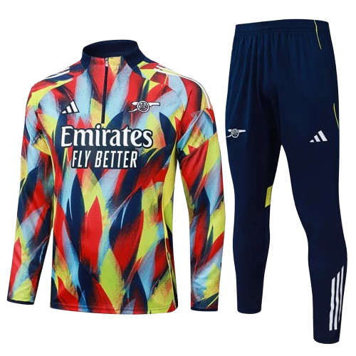 25-26 Arsenal Colorful Half Pull Tracksuit