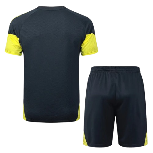 25-26 Real Madrid Dark Gray Training Short Suit
