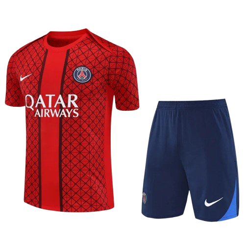 25-26 PSG Red Training Short Suit