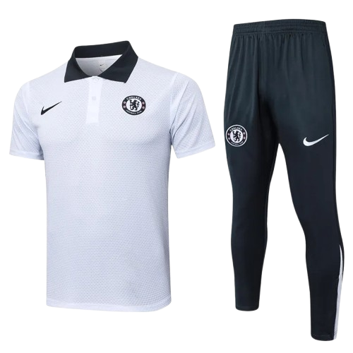 25-26 Chelsea White Polo Tracksuit