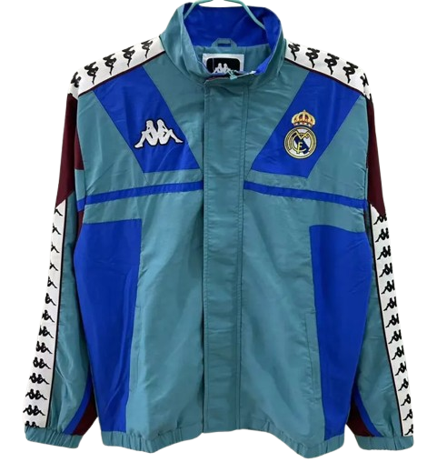 25-26 Real Madrid Green Windbreaker