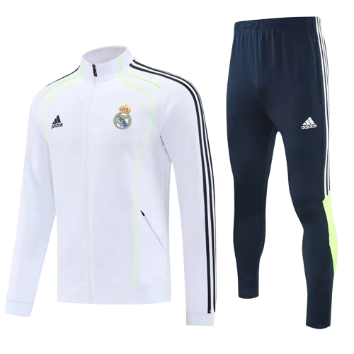 25-26 Real Madrid White Jacket Tracksuit