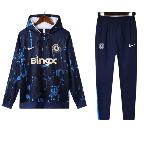 24-25 Chelsea Royal Blue Hoodie Tracksuit